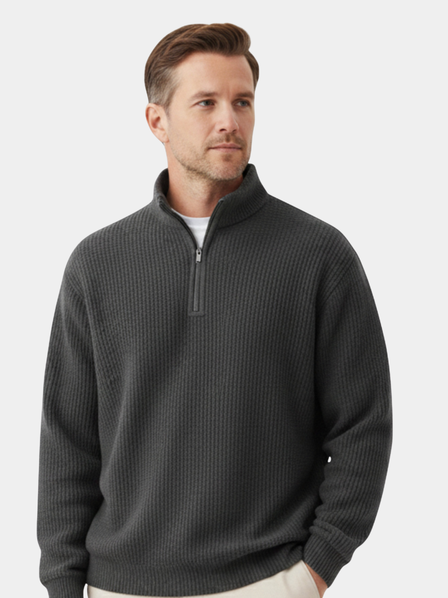 LOUIS & MARGOT | PULL ZIPPÉ ÉLÉGANT POUR HOMME