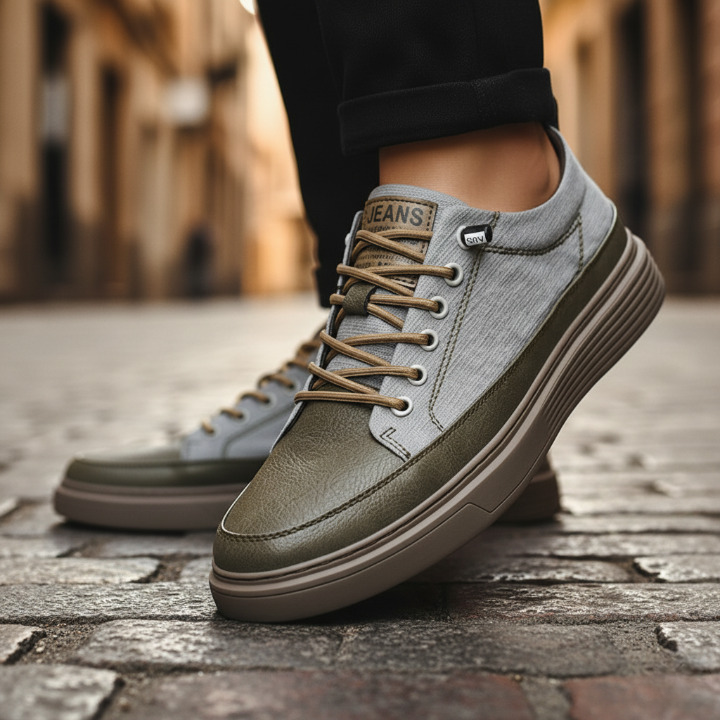 LOUIS & MARGOT | BASKETS EN CUIR POUR HOMME