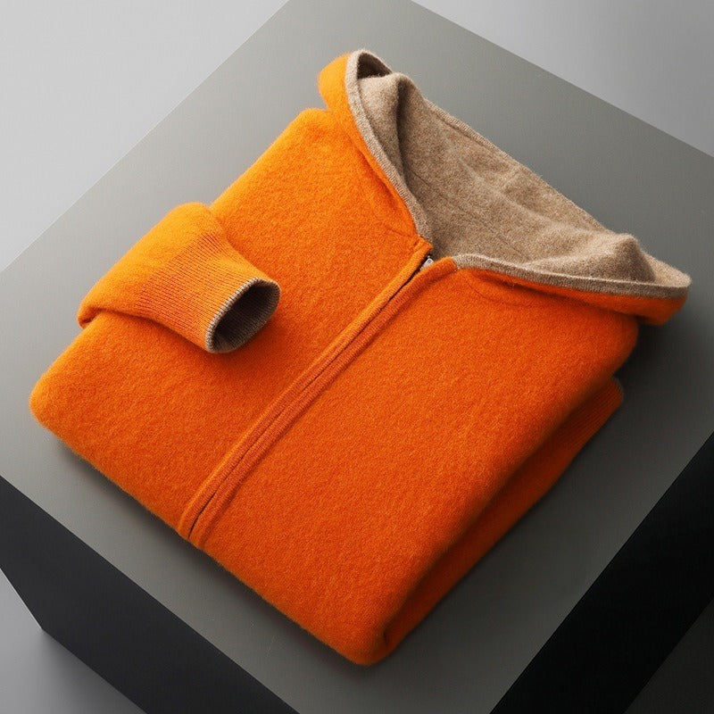 LOUIS & MARGOT | SWEAT EN LAINE AVEC CAPUCHE POUR HOMME