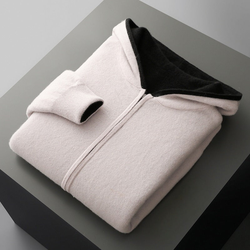 LOUIS & MARGOT | SWEAT EN LAINE AVEC CAPUCHE POUR HOMME