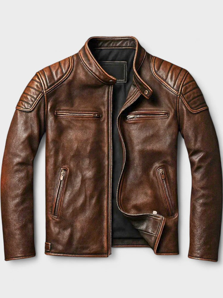 Troels™ | Veste en cuir vintage pour homme