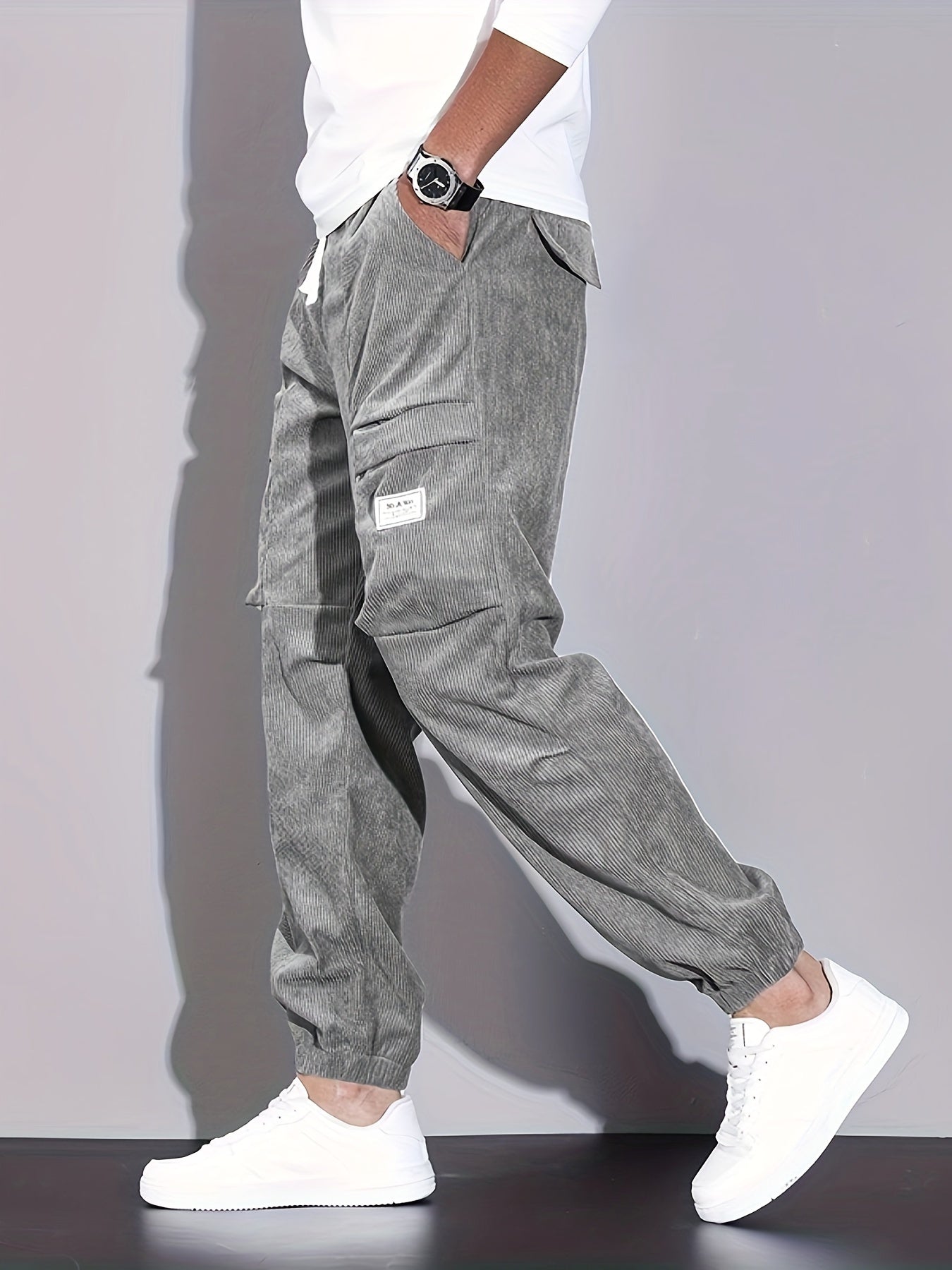 LOUIS & MARGOT | PANTALON CARGO EN CORDUROY