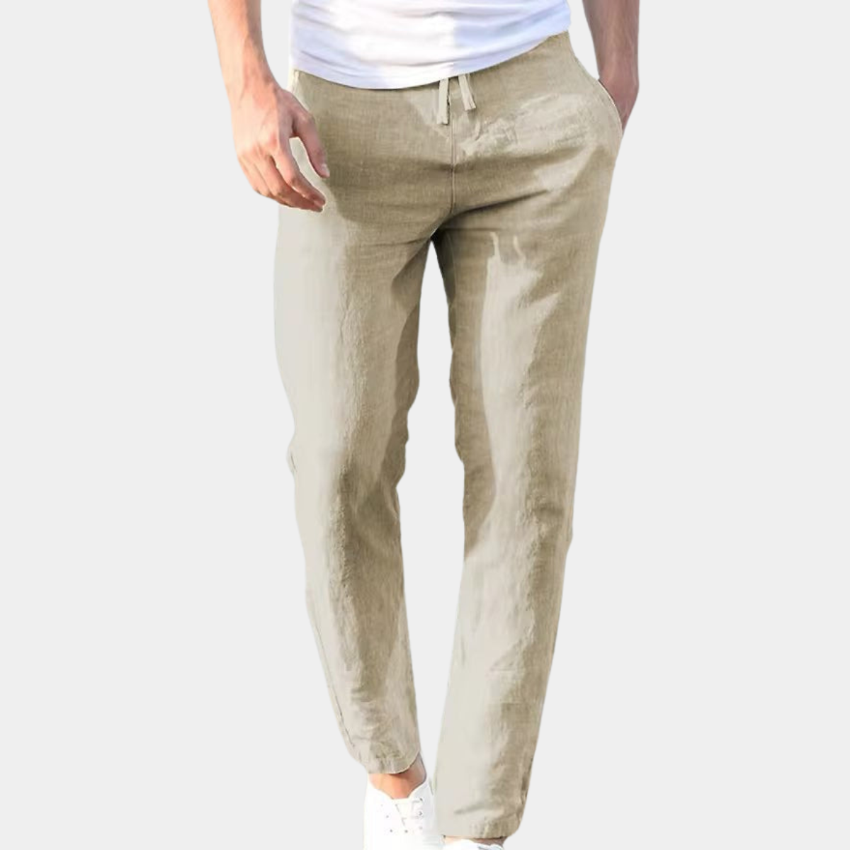 BENIAMINO | PANTALON LÉGER EN LIN