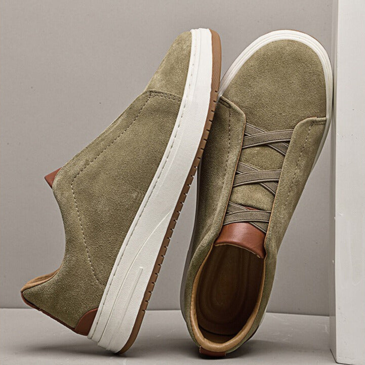 LOUIS & MARGOT | CHAUSSURES SANS LACETS EN DAIM POUR HOMME