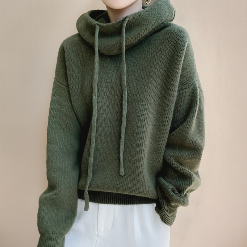 Charlotte™ | Doux Pull d'Automne à Capuche