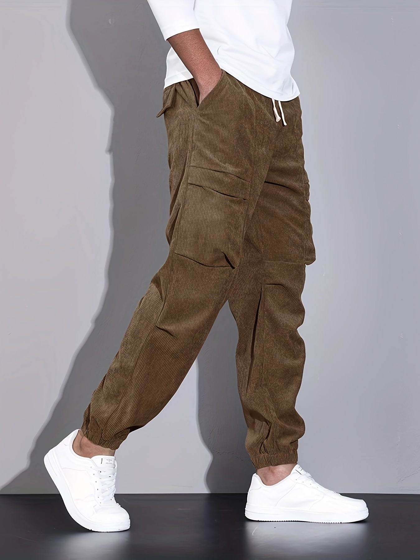 LOUIS & MARGOT | PANTALON CARGO EN CORDUROY