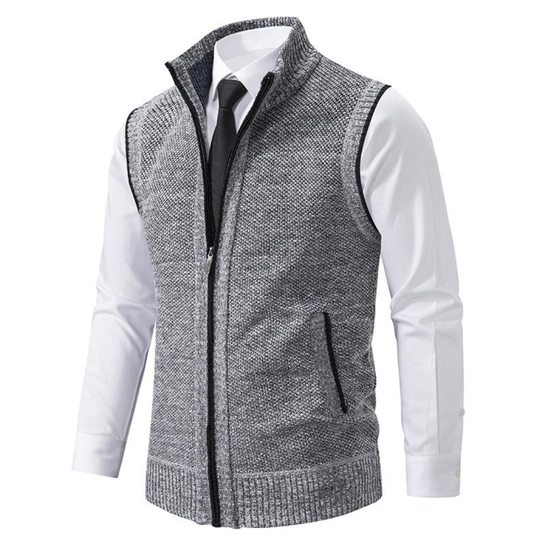 LOUIS & MARGOT | GILET EN MAILLE CLASSIQUE