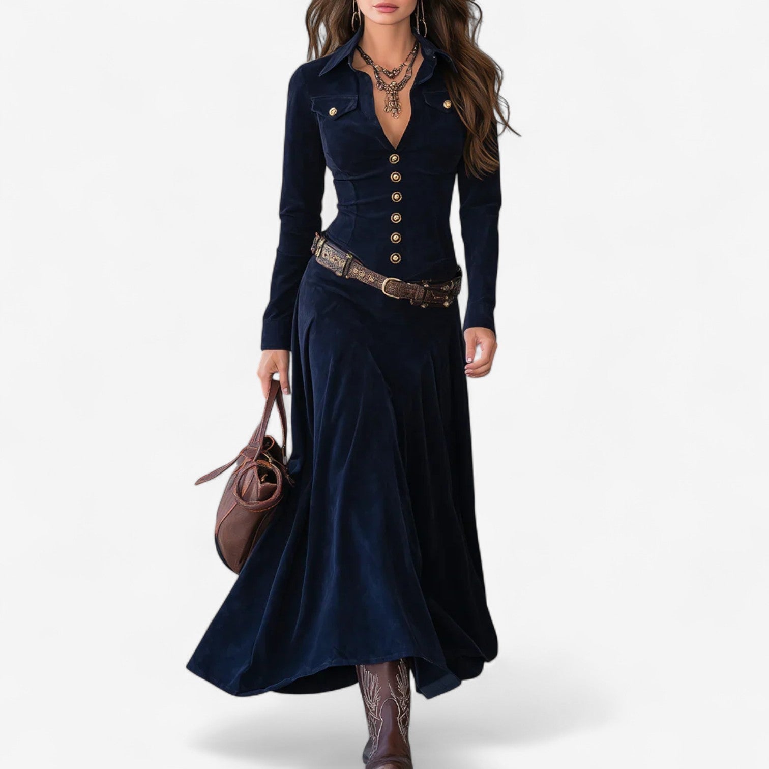 Felten™ Robe avec ceinture