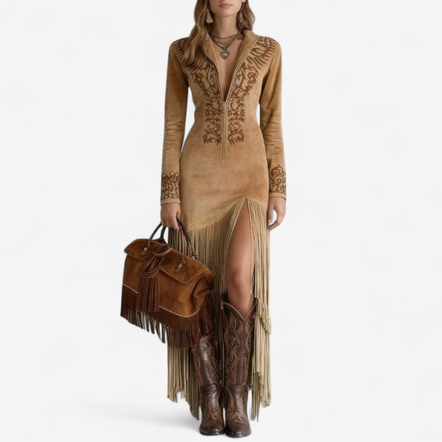 Boisset™ Robe ethnique