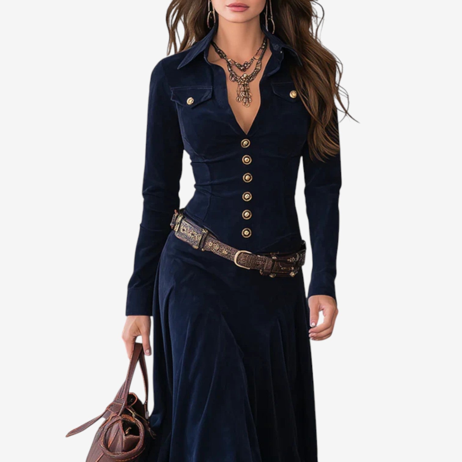 Felten™ Robe avec ceinture