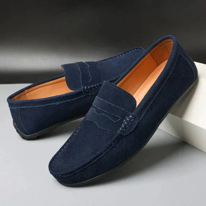 Mocassins en suède Lorenzo