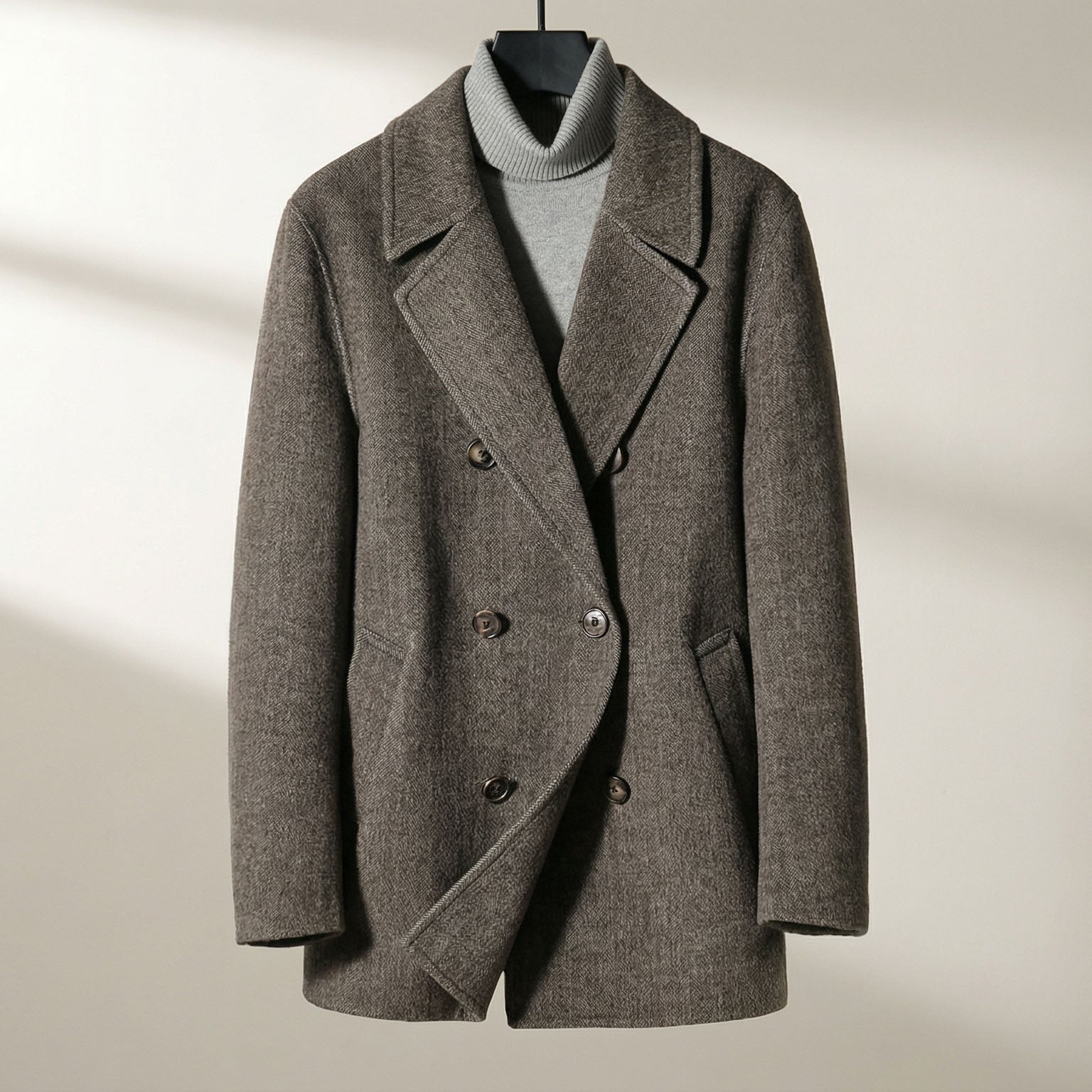 LOUIS & MARGOT | MANTEAU EN LAINE STRUCTURÉ POUR HOMME