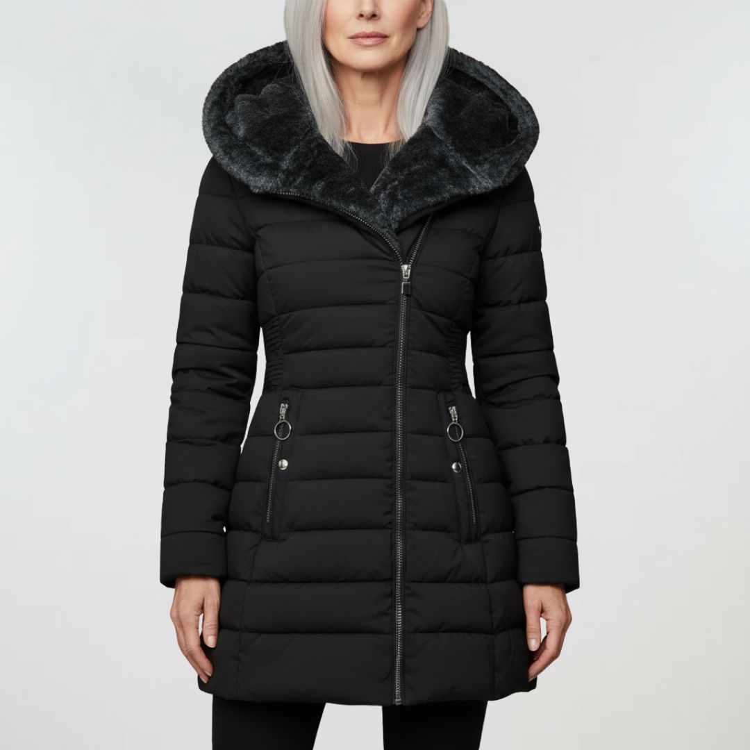 Alexandra™ | Manteau matelassé imperméable avec capuche