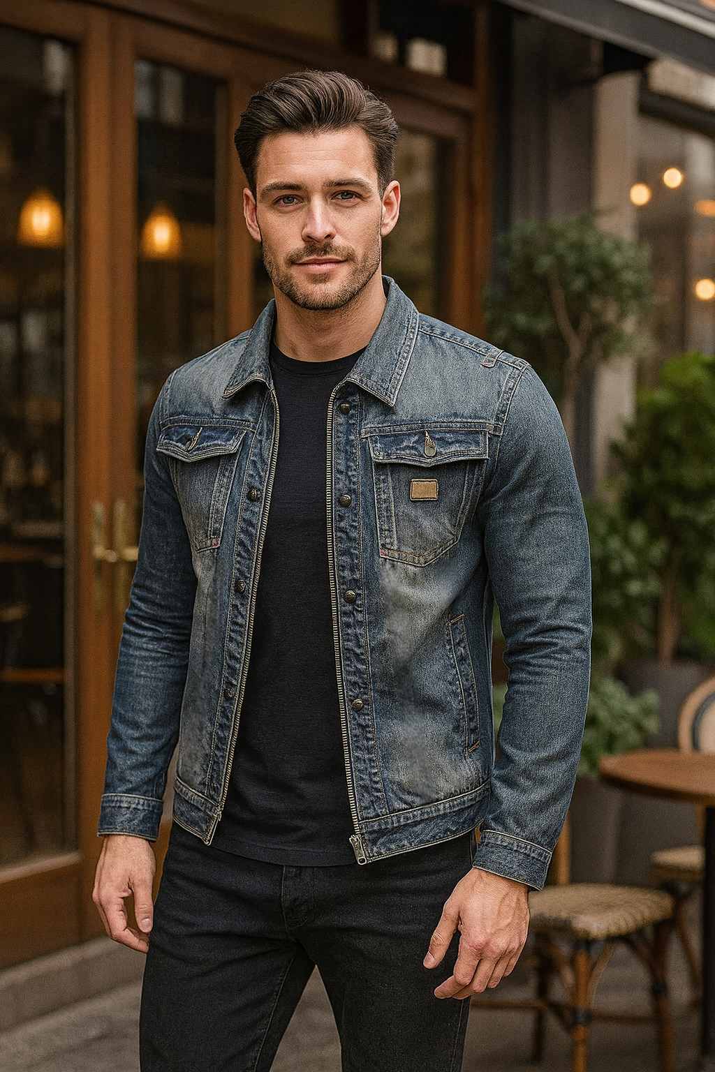 LOUIS & MARGOT | VESTE EN JEAN ÉLÉGANTE POUR HOMME