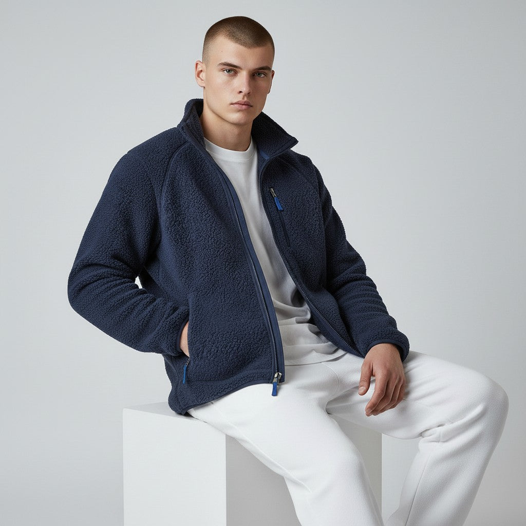 LOUIS & MARGOT | VESTE EN POLAIRE SHERPA POUR HOMME