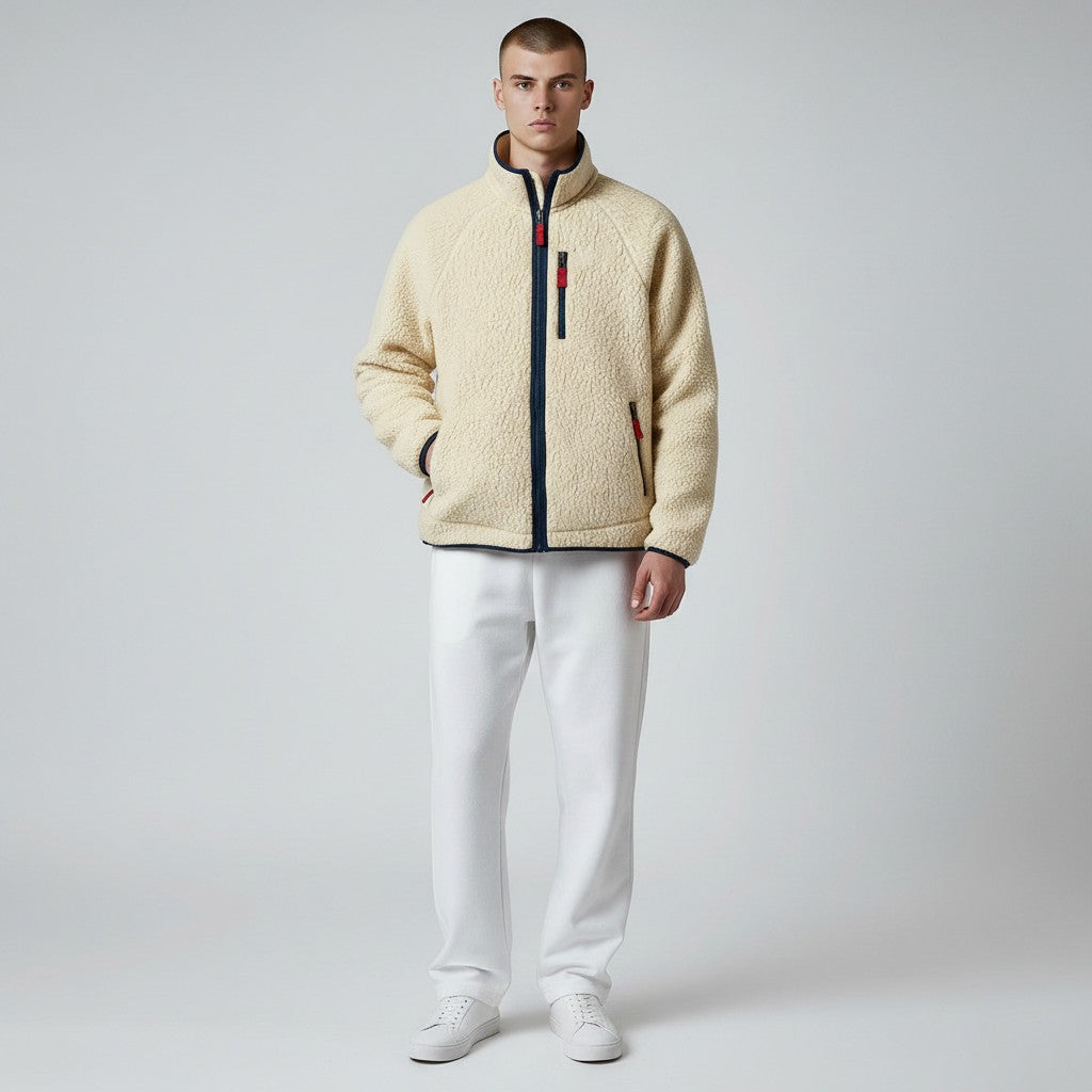 LOUIS & MARGOT | VESTE EN POLAIRE SHERPA POUR HOMME