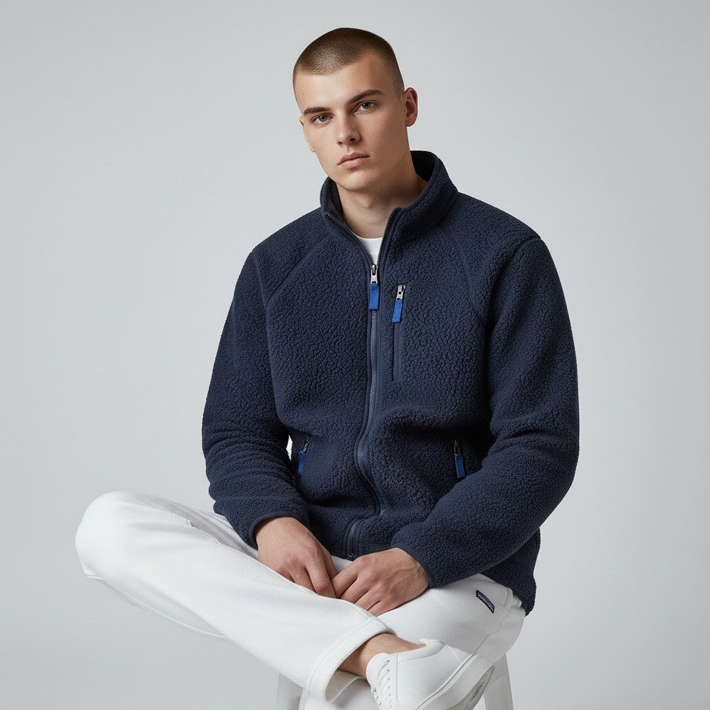 LOUIS & MARGOT | VESTE EN POLAIRE SHERPA POUR HOMME