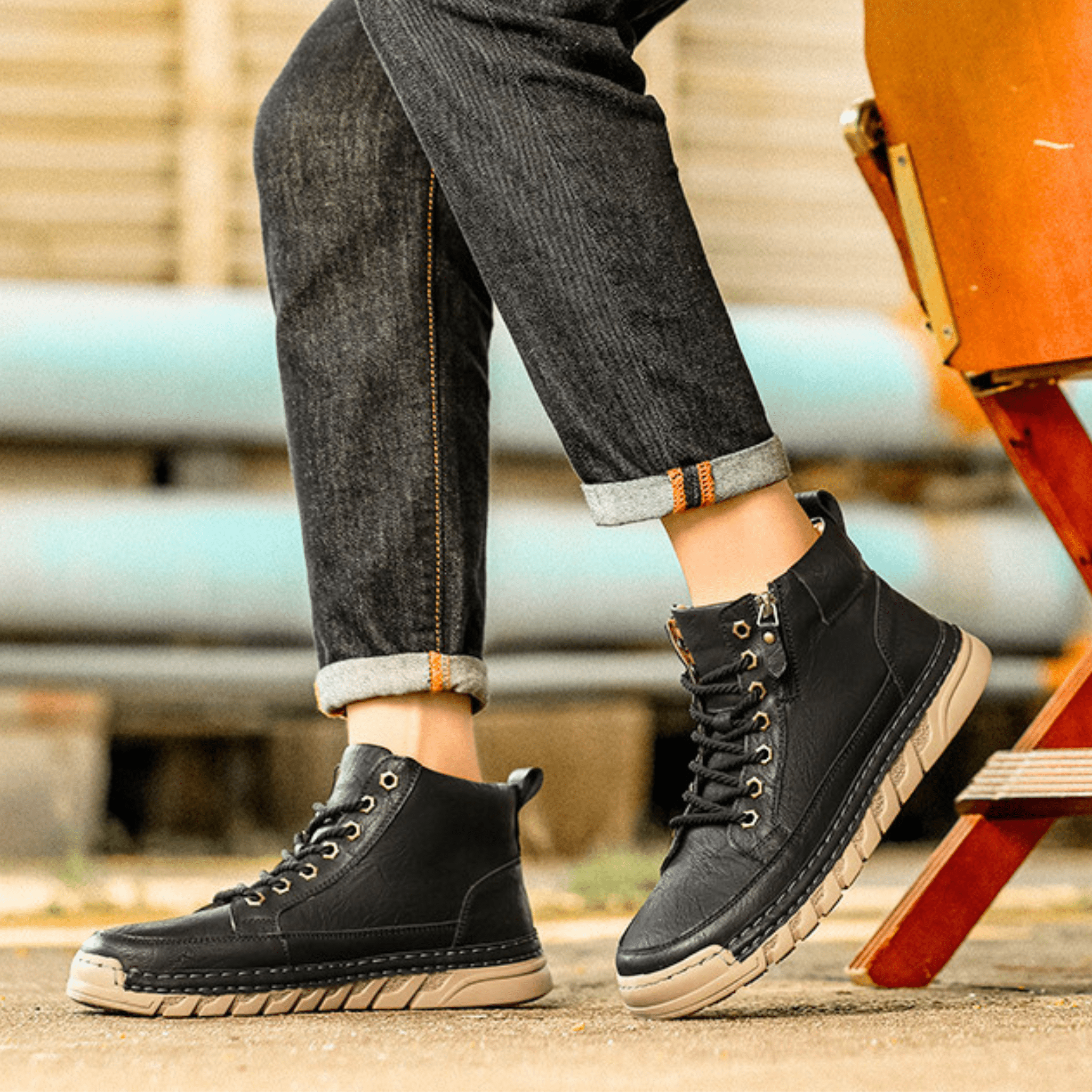 LOUIS & MARGOT | BOTTES EN CUIR POUR HOMME