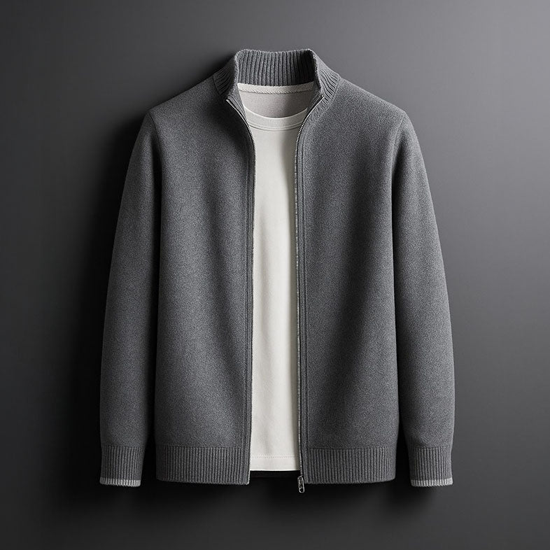 LOUIS & MARGOT | VESTE EN MAILLE AVEC ZIP
